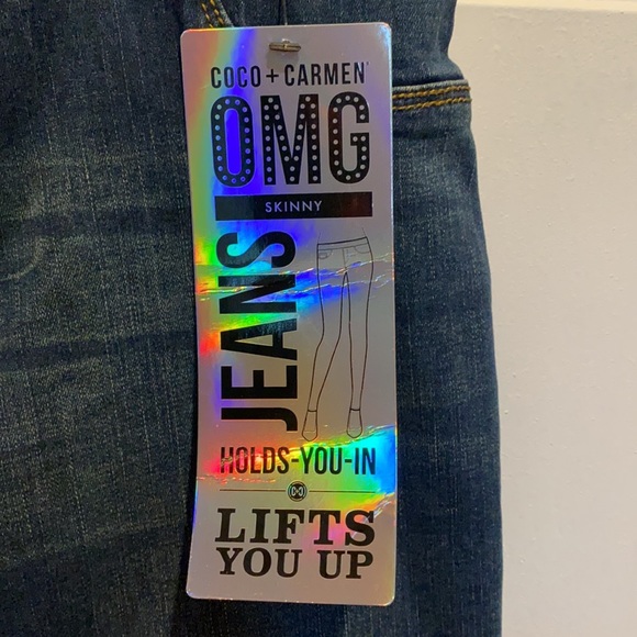 NWT Coco and CarmenOMG Skinny Jeans-holds you in, lifts you up! - Picture 3 of 6